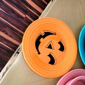 Fiestaware pumpkin plate